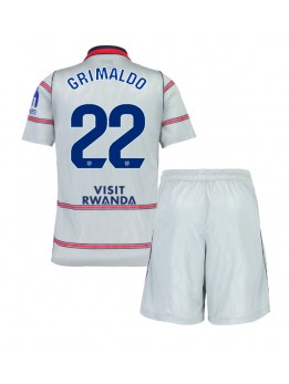 Atletico Madrid Alejandro Grimaldo #22 Replika Tredje Kläder Barn 2026-27 Kortärmad (+ byxor)